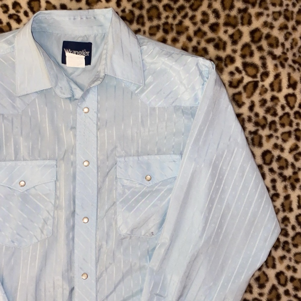 mens wrangler pearl snap - Picture 6 of 10